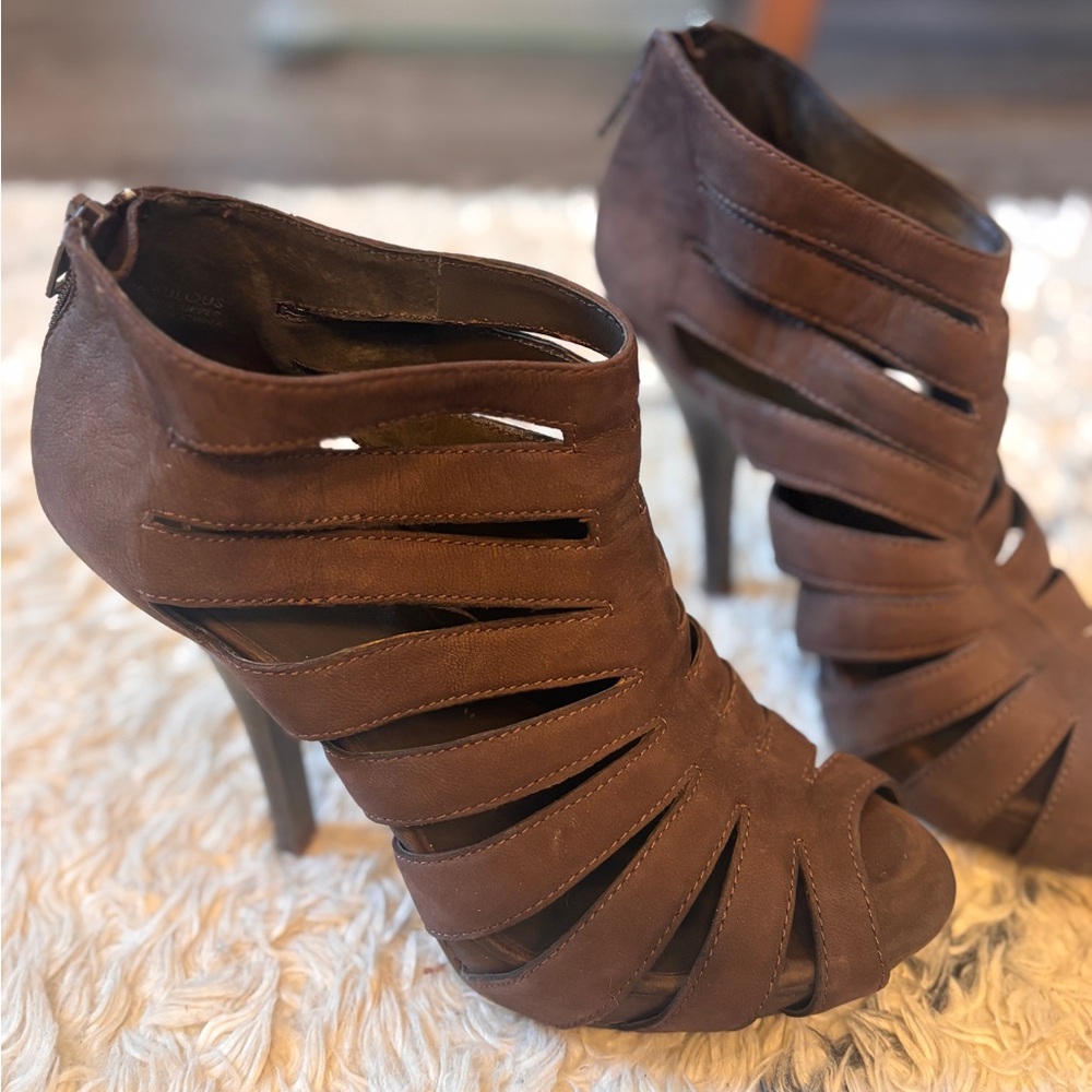 Women's ASH Chocolate Heeled Sandals